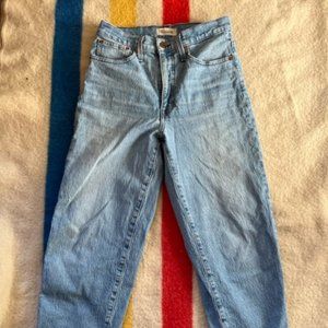 Madewell Ballon fit denim jeans